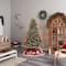 7.5ft. Pre-Lit Snow Tipped Aspen Spruce Artificial Christmas Tree, White LED Lights